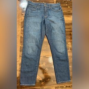 J. Crew Women’s 9” High Rise Medium Wash Skinny Jeans